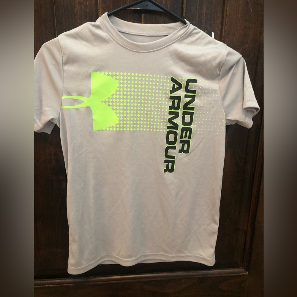 Boys Grey Under Armor Shirt